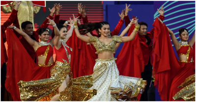 আইপিএলের বর্ণাঢ্য উদ্বোধন