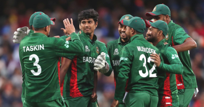 বৃষ্টি ভেজা প্রথম ম্যাচ ২২ রানে জিতল বাংলাদেশ 