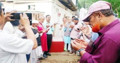 কুলাউড়ার হাজীপুর ইউনিয়নে রাস্তা পাকাকরণ কাজের উদ্বোধন