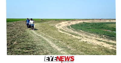 হাকালুকি হাওরে পানির জন্য হাহাকার, বোরো চাষ ব্যাহত