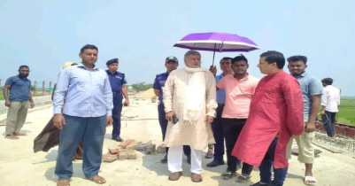 Planning Minister visited various development works in Shantiganj