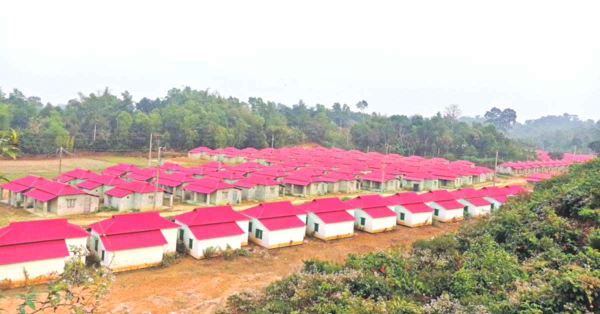 প্রধানমন্ত্রী শেখ হাসিনার আশ্রয়ণ-২ প্রকল্পের উপহারের ঘর। ছবি- সংগৃহীত