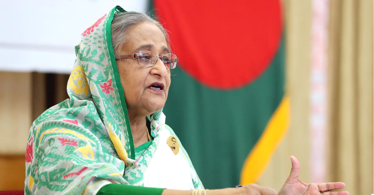 প্রধানমন্ত্রী শেখ হাসিনা। ছবি- সংগৃহীত প্রধানমন্ত্রী শেখ হাসিনা। ছবি- সংগৃহীত