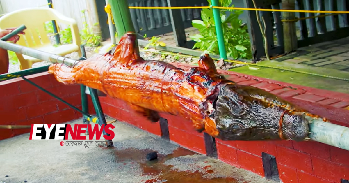 চীনের খাবারের ছবি | Roasted crocodile | Eye News