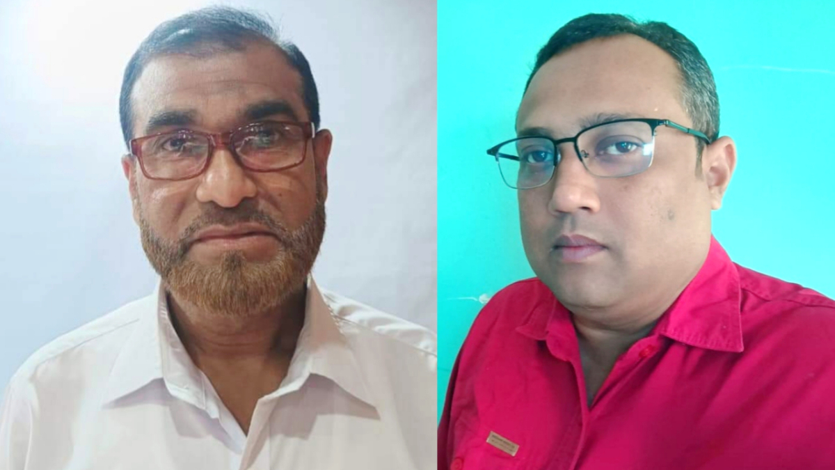 ক্রপ প্রোটেকশন অ্যাসোসিয়েশনের শ্রীমঙ্গল চ্যাপ্টারের কমিটির সভাপতি ও সাধারন সম্পাদক। ছবি: আই নিউজ