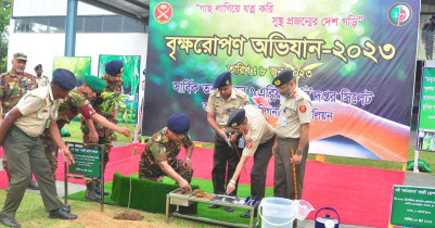 সিলেটে সেনাবাহিনীর বৃক্ষরোপণ কর্মসূচির উদ্বোধন