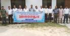 মৌলভীবাজার জেলা কর আইনজীবী সমিতির উদ্যােগে মানববন্ধন