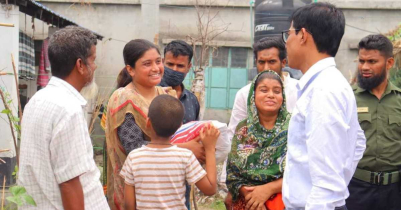 গৃহহারা ফুটবলার বীথির সুখের ঠিকানা