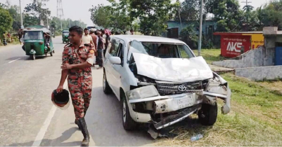 হবিগঞ্জে প্রাইভেটকার-সিএনজি অটোরিকশা সং ঘ র্ষ, নি হ ত ২