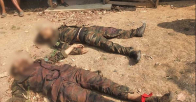 বান্দরবানে মিলল ২ কেএনএফ সদস্যের পড়ে থাকা লা-শ!  