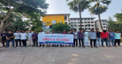 কুবিসাসের অফিস ভাঙচুরের ঘটনায় বিচার দাবি ও মানববন্ধন 