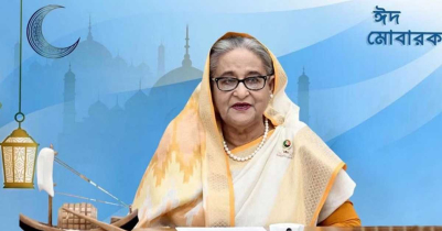 দেশবাসীকে প্রধানমন্ত্রীর ঈদুল ফিতরের শুভেচ্ছা 