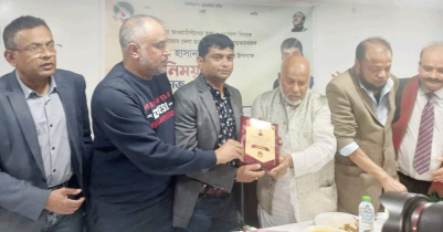 মৌলভীবাজার আ`লীগ নেতা সজিব হাসানকে বন্ধন ইউকের সংবর্ধনা