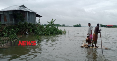গোয়াইনঘাটে নিম্নাঞ্চল প্লাবিত, পানিবন্দি হাজারও মানুষ