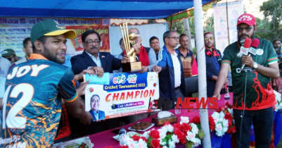 সিপিএসটি-২০ প্রাইজমানি ক্রিকেট টুর্ণামেন্টের চ্যাম্পিয়ন হবিগঞ্জ
