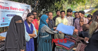 শাবিপ্রবি বন্ধুসভার আয়োজনে চা শ্রমিকদের মাঝে শীতবস্ত্র বিতরণ