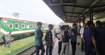 কুলাউড়ায় ট্রেনে কাটা পড়ে নারীর মৃ ত্যু 