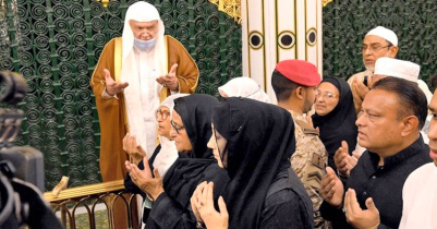 মসজিদে নববী জিয়ারত করেছেন প্রধানমন্ত্রী শেখ হাসিনা