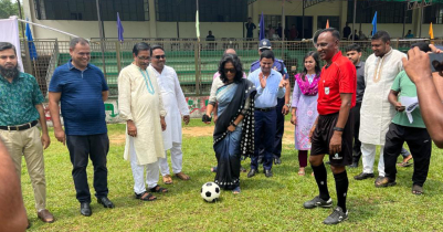 মৌলভীবাজারে বঙ্গবন্ধু গোল্ডকাপ ফুটবল টুর্নামেন্টের উদ্বোধন