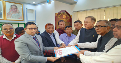 সহস্র নেতাকর্মী নিয়ে মনোনয়ন জমা দিলেন উপাধ্যক্ষ আব্দুস শহীদ