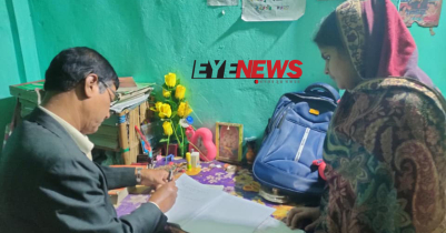 কমলগঞ্জে সন্ধ্যার পর পরীক্ষার্থীদের বাড়ি বাড়ি যান প্রধান শিক্ষক, খুশি অভিভাবকরা