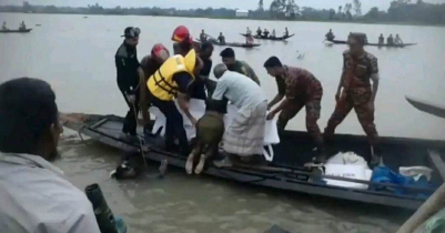 সুনামগঞ্জে সেতু ভেঙে ট্রাক নদীতে: চালক-হেল্পারের লা শ উদ্ধার 
