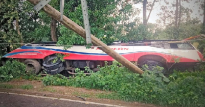 হবিগঞ্জে বাসের ধাক্কায় অটো চালকসহ ৩ জনের মৃ ত্যু 