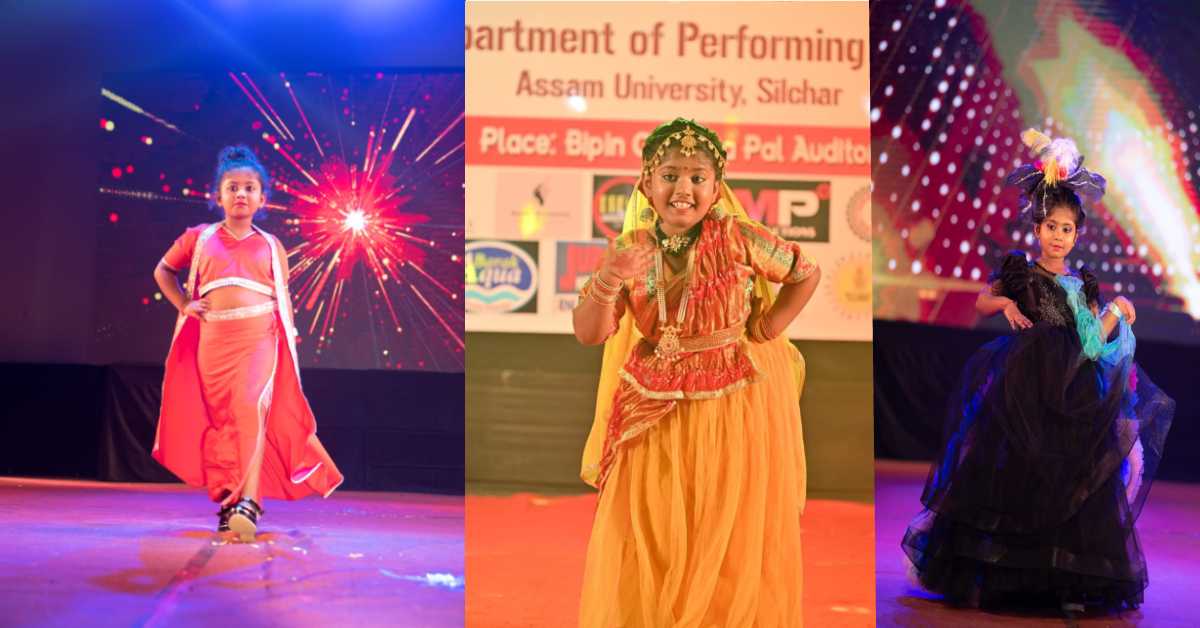 শিলচর থেকে আগত শিশু নৃত্যশিল্পী অভিলাষা দেব। ছবি- আই নিউজ