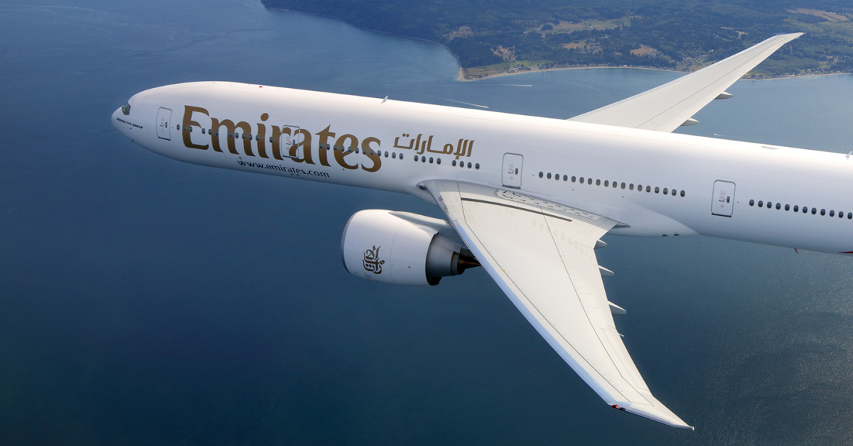 আমিরাত এয়ারলাইন্সের একটি উড়ন্ত বিমান। ছবি- Emirates আমিরাত এয়ারলাইন্সের একটি উড়ন্ত বিমান। ছবি- Emirates
