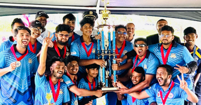 Bangladeshi youth win NYPD Youth Cricket in New York