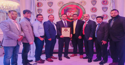 Sergeant Ershadur received `community service award` in New York