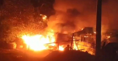 Cylinder explosion in Sylhet: Mother, daughter burnt inside house
