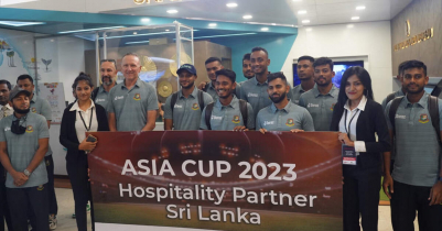Bangladesh national cricket team reach Colombo