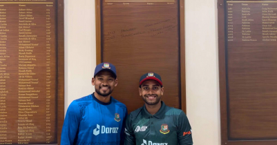 Miraz-Shanto enter their names on Gaddafi Stadium honours board