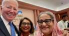US President Joe Biden Takes Selfie With Sheikh Hasina