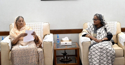 Raushan Ershad meets PM