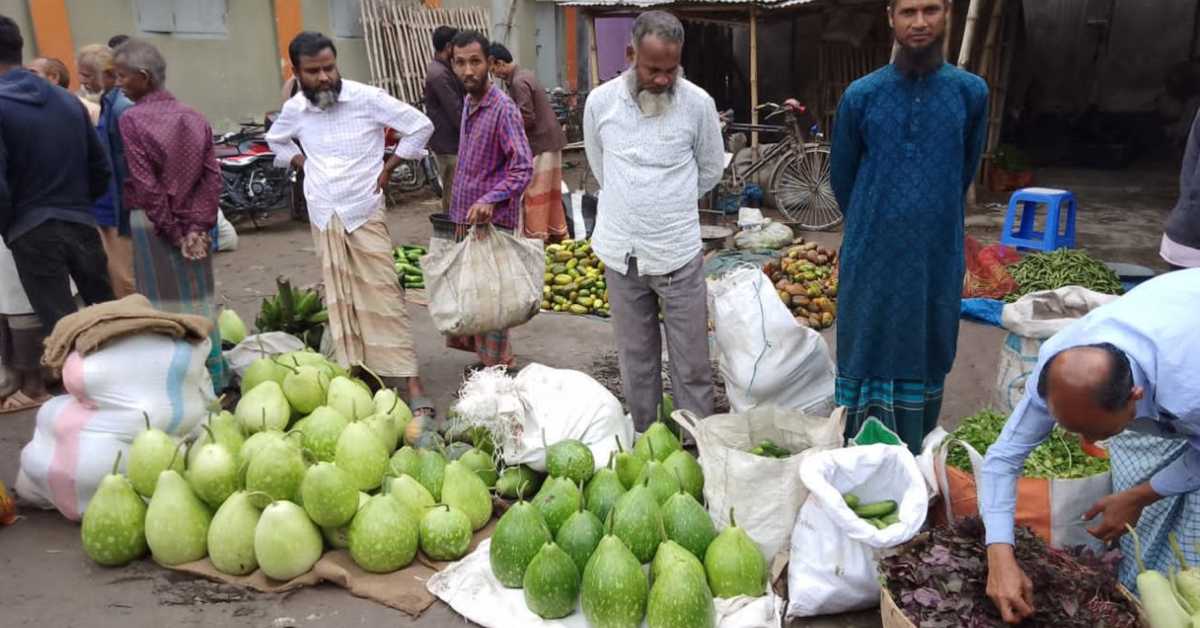 বাজারে প্রচুর লাউ উঠলেও কাঙ্খিত দাম পাচ্ছেন না কৃষকরা। ছবি- আই নিউজ বাজারে প্রচুর লাউ উঠলেও কাঙ্খিত দাম পাচ্ছেন না কৃষকরা। ছবি- আই নিউজ