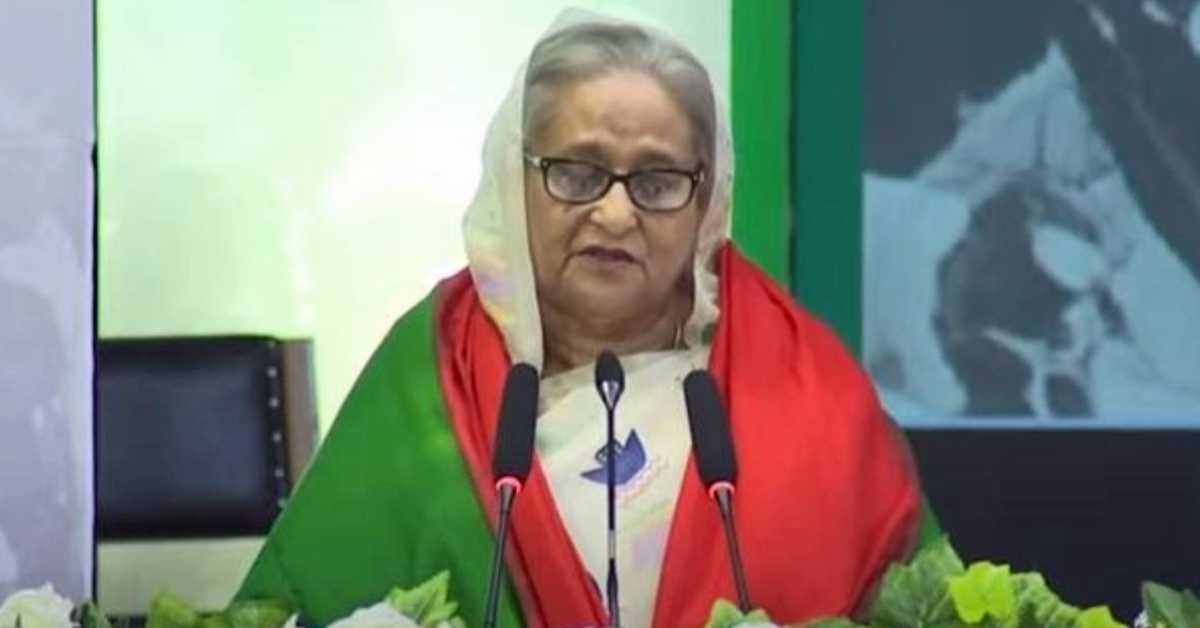 আওয়ামী লীগের সভাপতি ও প্রধানমন্ত্রী শেখ হাসিনা। ছবি- সংগৃহীত