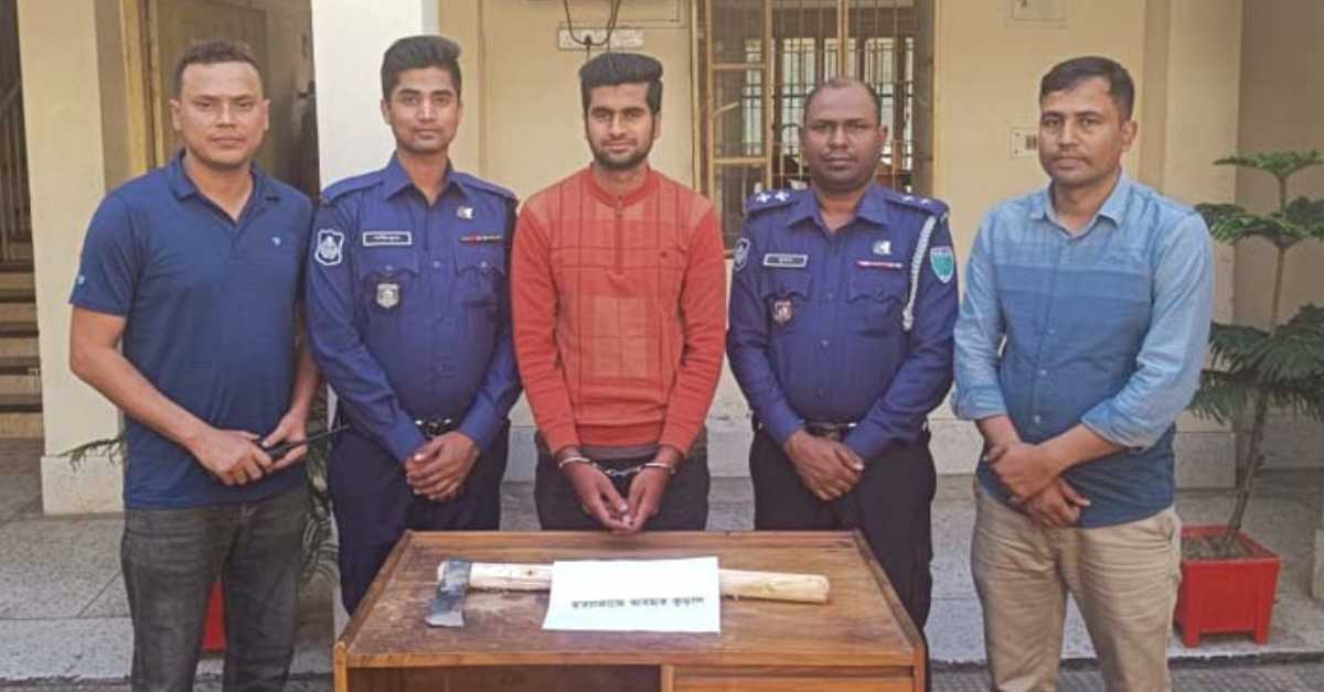 বড় ভাইয়ের খু নি ছোট ভাই আব্দুল মুকিদ। ছবি- আই নিউজ