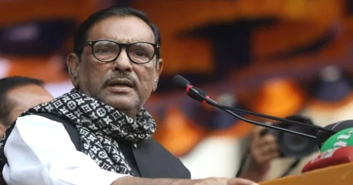 আওয়ামী লীগের সাধারণ সম্পাদক ও সেতুমন্ত্রী ওবায়দুল কাদের। ফাইল ছবি