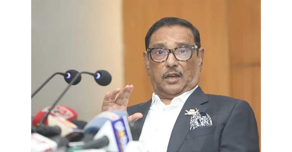 সড়ক পরিবহন ও সেতুমন্ত্রী ওবায়দুল কাদের।