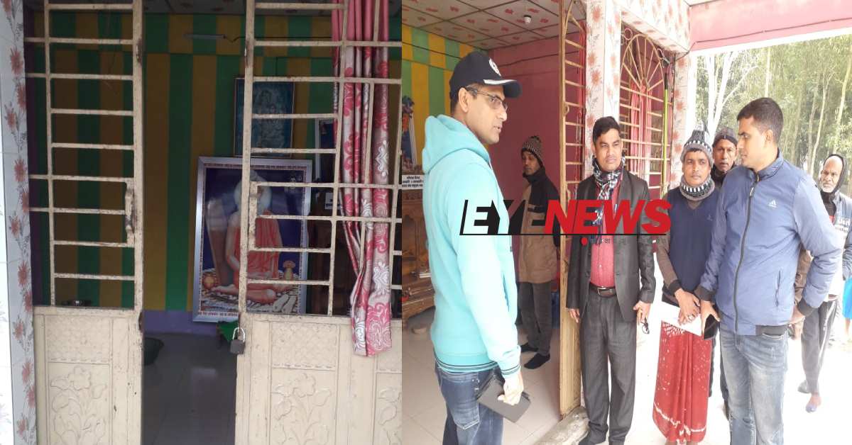মন্দিরে চুরির ঘটনায় এলাকার হিন্দু জনসাধারনের মাঝে আতংক বিরাজ করছে। ছবি- আই নিউজ মন্দিরে চুরির ঘটনায় এলাকার হিন্দু জনসাধারনের মাঝে আতংক বিরাজ করছে। ছবি- আই নিউজ