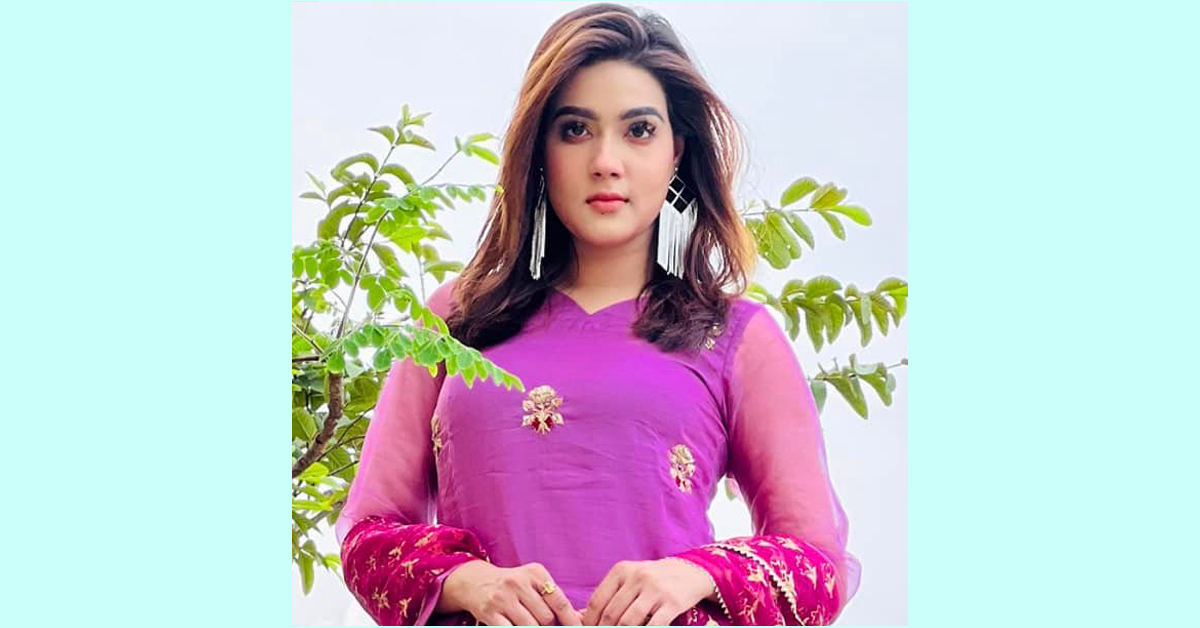 রাজশাহী-১ আসনের স্বতন্ত্র প্রার্থী চিত্র নায়িকা মাহিয়া মাহি। ছবি- সংগৃহীত