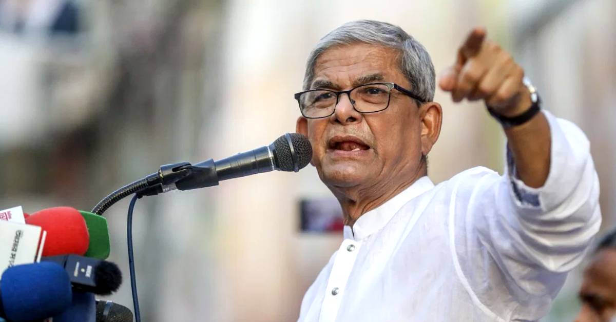 মির্জা ফখরুল ইসলাম আলমগীর। ফাইল ছবি