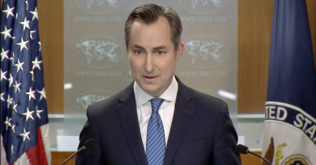 মার্কিন পররাষ্ট্র দপ্তরের মুখপাত্র ম্যাথু মিলার। ছবি- সংগৃহীত