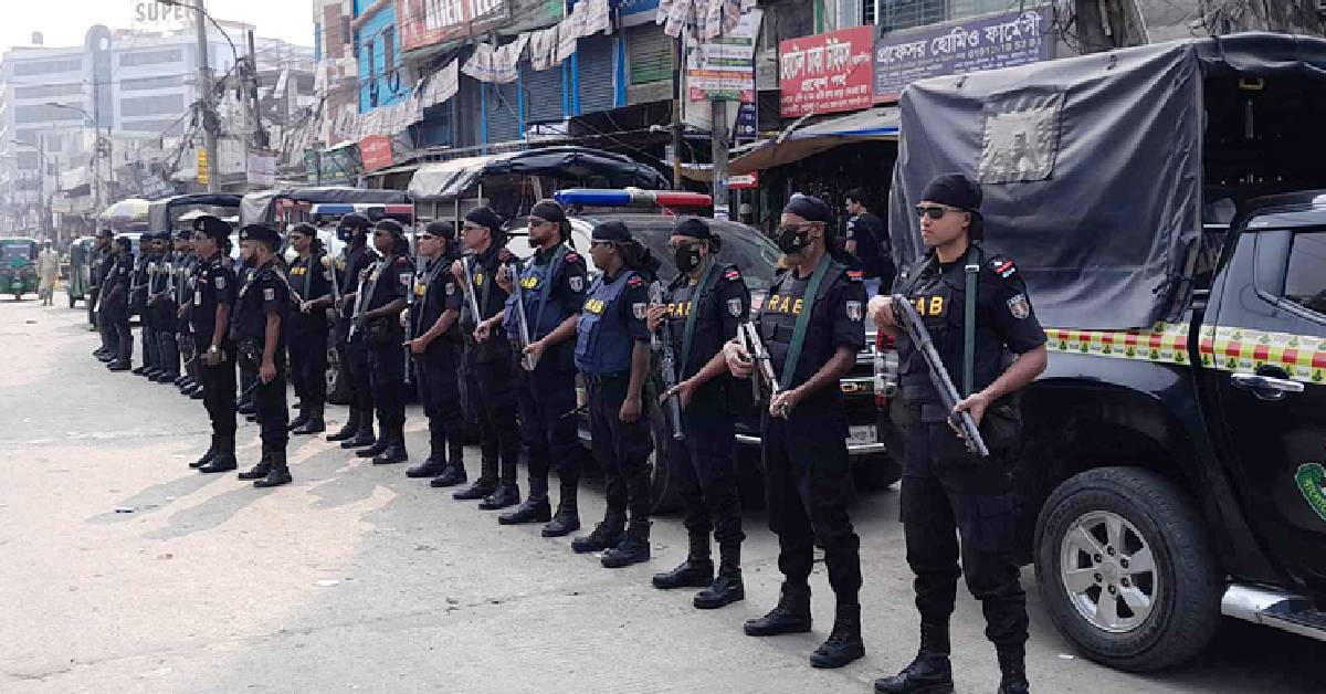 র‍্যাবের টহল দল। ছবি- সংগৃহীত