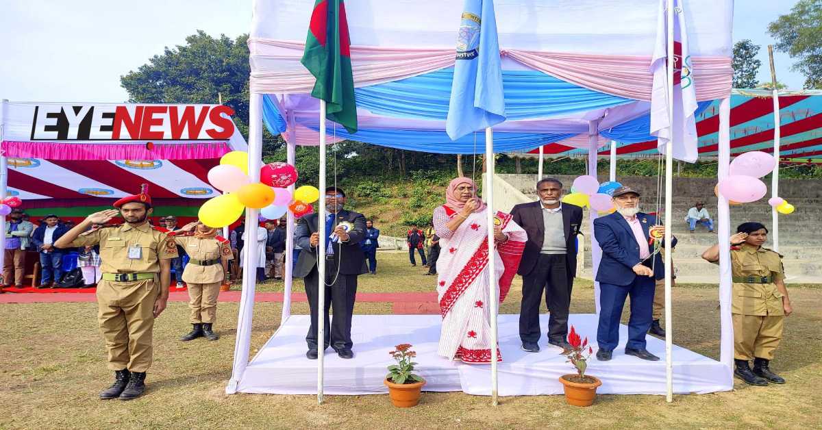 প্রতিযোগিতার উদ্বোধন করেন উপ-উপাচার্য অধ্যাপক ড. কবির হোসেন। ছবি- আই নিউজ