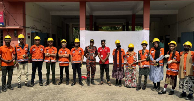 মৌলভীবাজারে অগ্নিনির্বাপণ, উদ্ধার ও প্রাথমিক চিকিৎসা বিষয়ক স্বেচ্ছাসেবক প্রশিক্ষণ