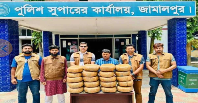 জামালপুরে ৪০ কেজি গাঁজাসহ ইউপি মেম্বার গ্রেফতার 