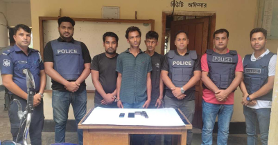 খেলনা পি-স্ত-ল নিয়ে ডা-কা-তি-র প্রস্তুতির সময় কুলাউড়ায় ৩ জন গ্রেফতার 